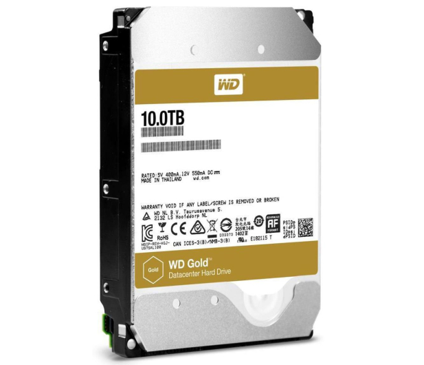 WD GOLD 10TB 7200obr. 256MB - 331923 - zdjęcie 2